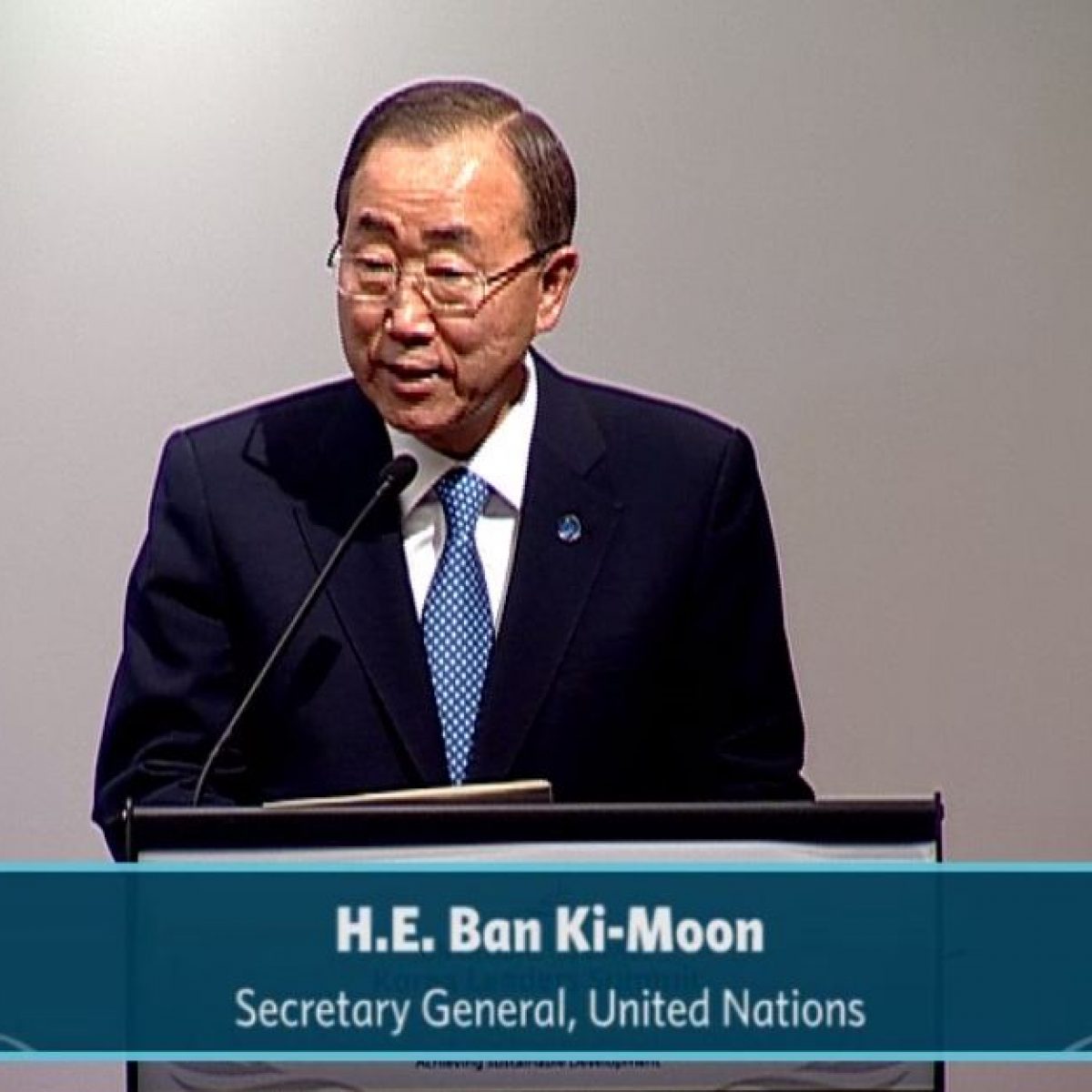 UNGC Korea Leaders Summit 2015 - 반기문 유엔 사무총장 기조연설